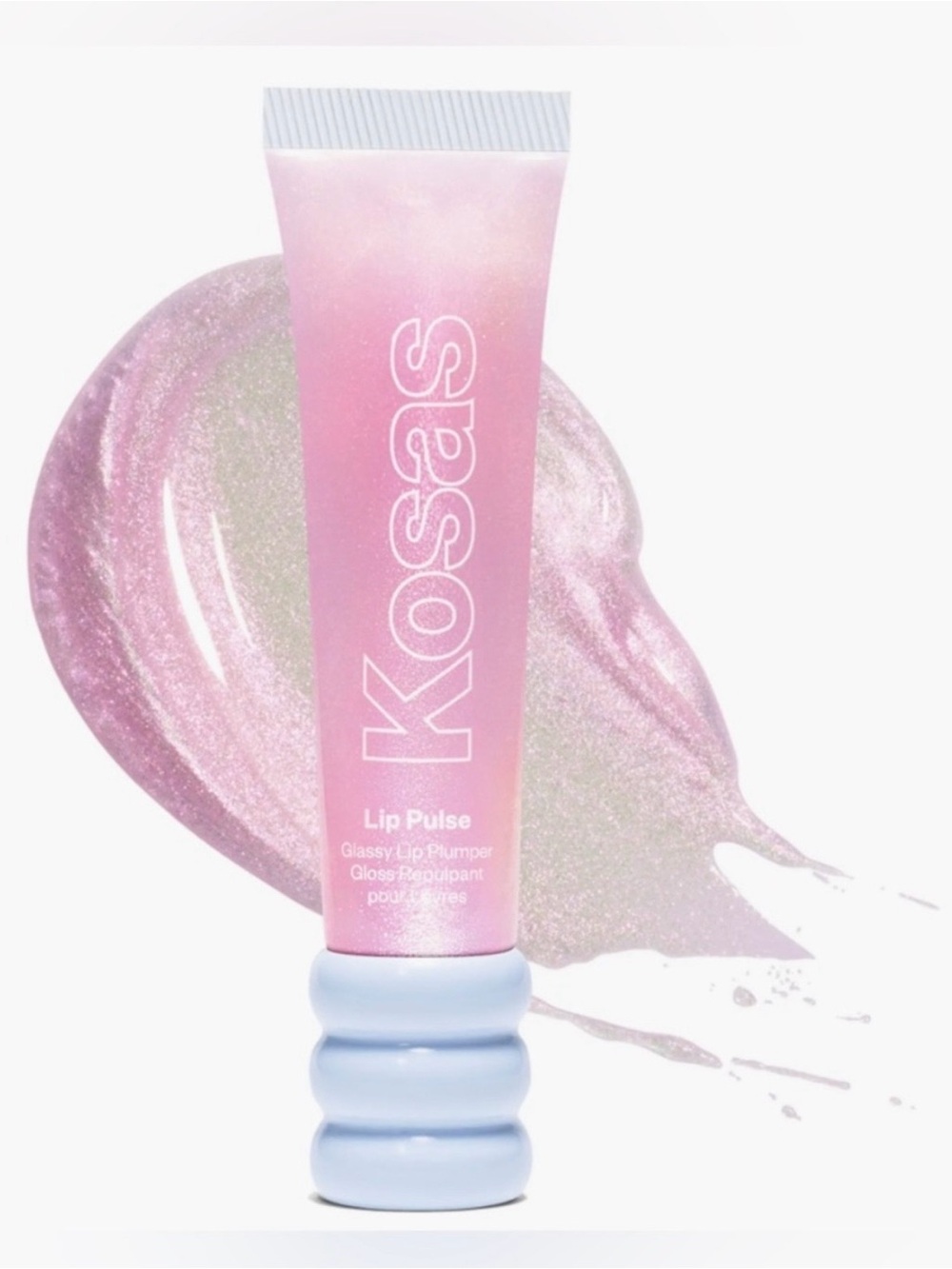 Kosas Lip Pulse Glassy Lip Plumper - aura flare NIB